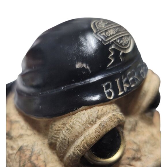 Toad Hollow "Biker Babe" Figurine Faux Stone Resin Statue Decorative Collectible - Picture 5 of 10
